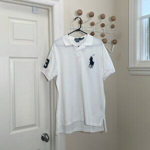 Ralph Lauren - Big Pony Polo Preppy Short Sleeve Shirt - Navy - XL
